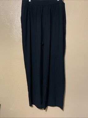 27. Madewell size XL Tall Black Wide-Leg Dress Pants NWT